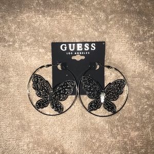 Guess butterfly earrings